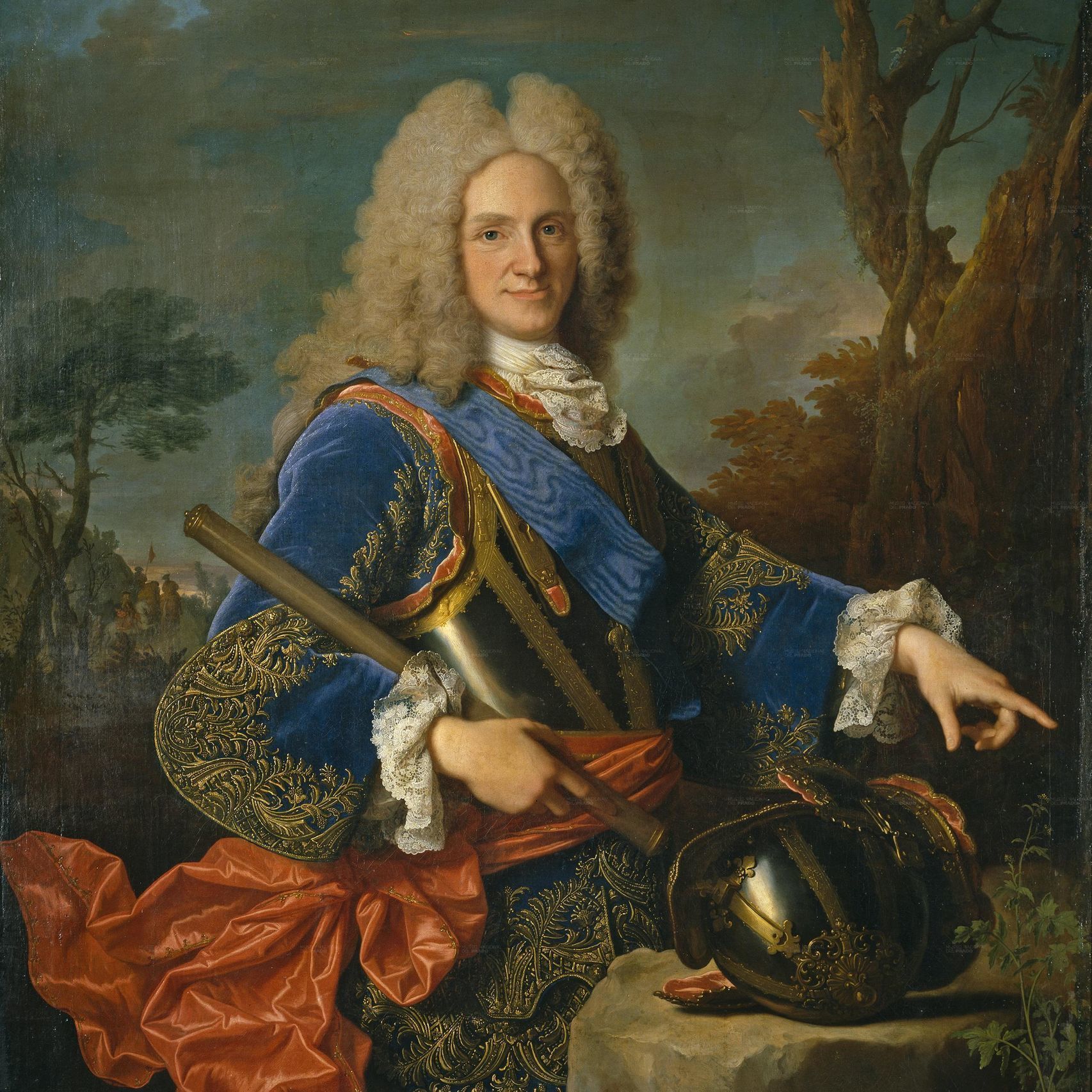 Felipe V en 1723. Cuadro de Jean Ranc. Museo del Prado.