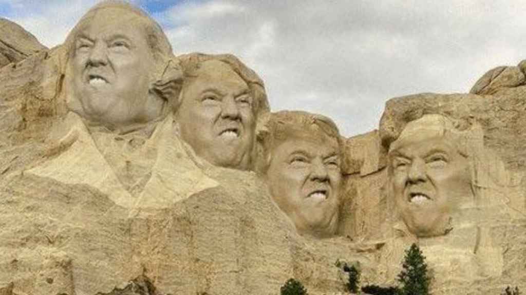 Trump bromea con aparecer en el Monte Rushmore y Twitter "cumple ...