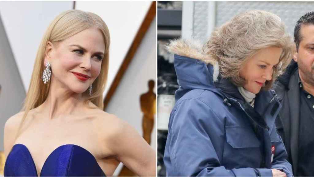 Nicole Kidman antes y despuÃ©s del cambio en un montaje.