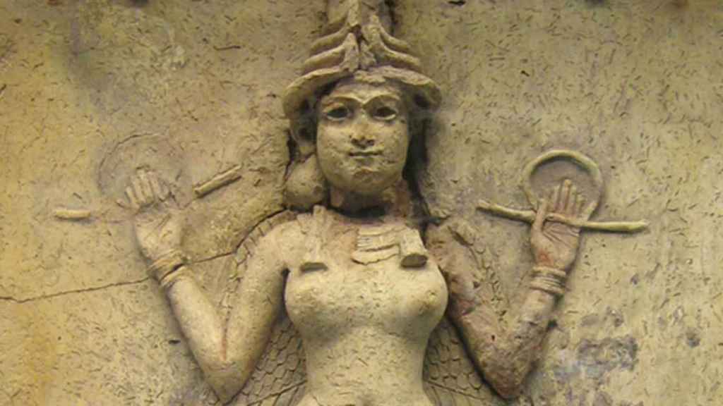 Representación de la diosa Inanna.