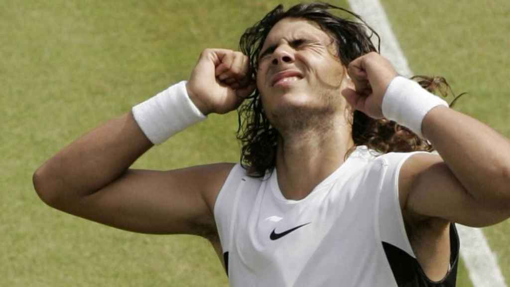 Rafa Nadal, en Wimbledon 2006